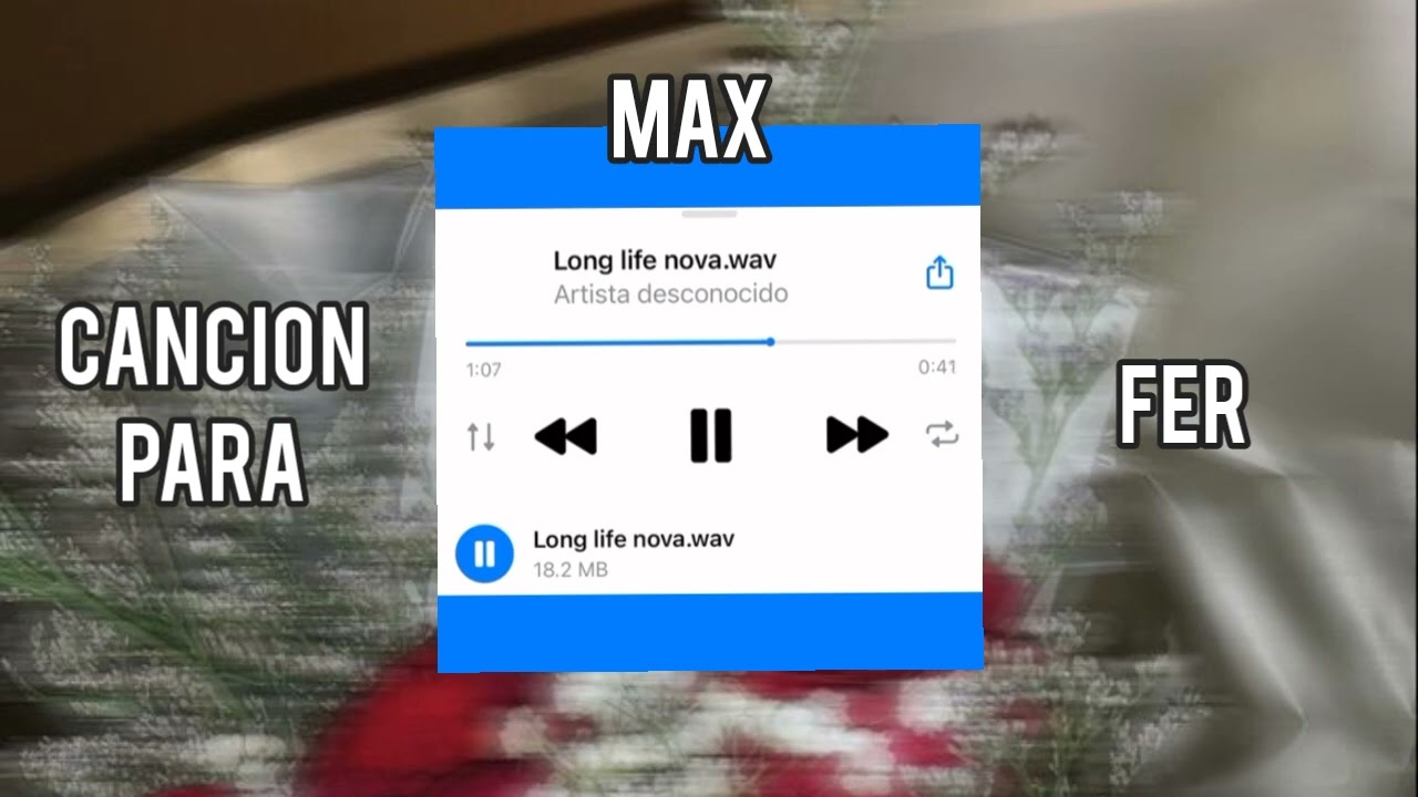 Max filtra canci&oacute;n para Fer