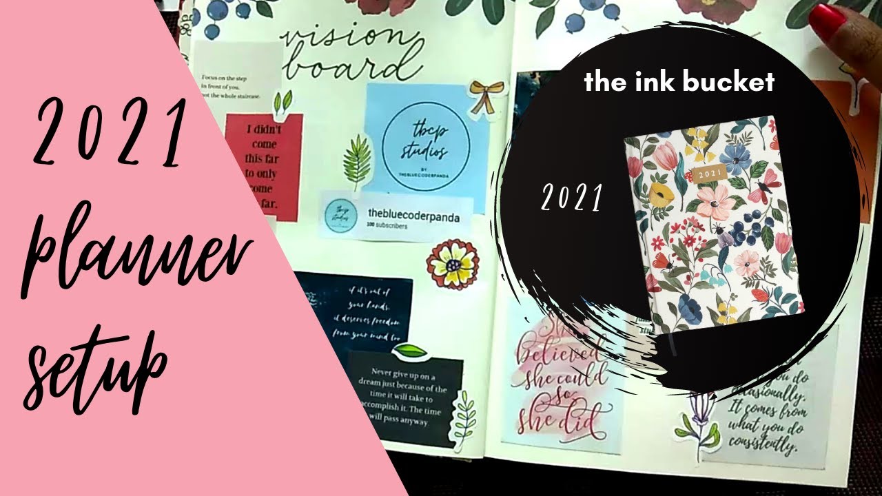 2021 Planner Setup | The Ink Bucket Planner | tbcp studios