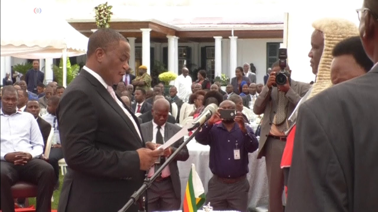 Retired Army General Constantino Chiwenga Takes Oath as Zimbabwe Vice President