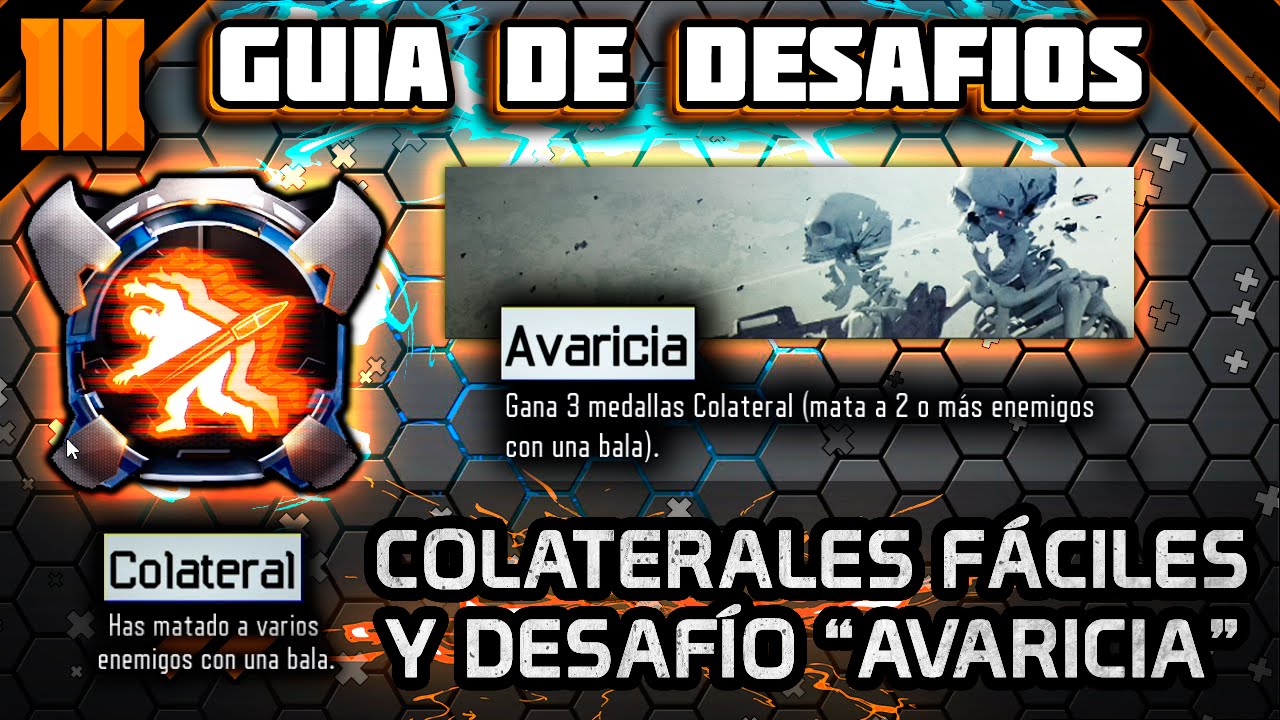Medallas COLATERAL más FÁCILES - Guía Desafío AVARICIA Black Ops 3