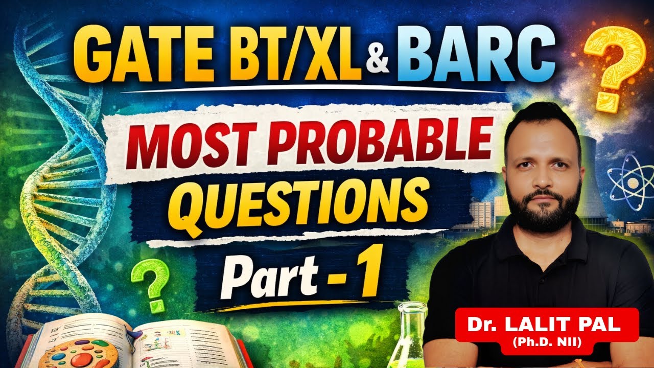 GATE/BARC | Most Probable questions -1 | #drlalitpal