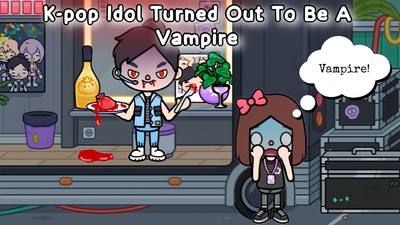 K-POP IDOL Turned Out To Be A Vampire😱✨🎤🧛‍♂️| Toca Story | Toca Boca | Toca Life World 🌍