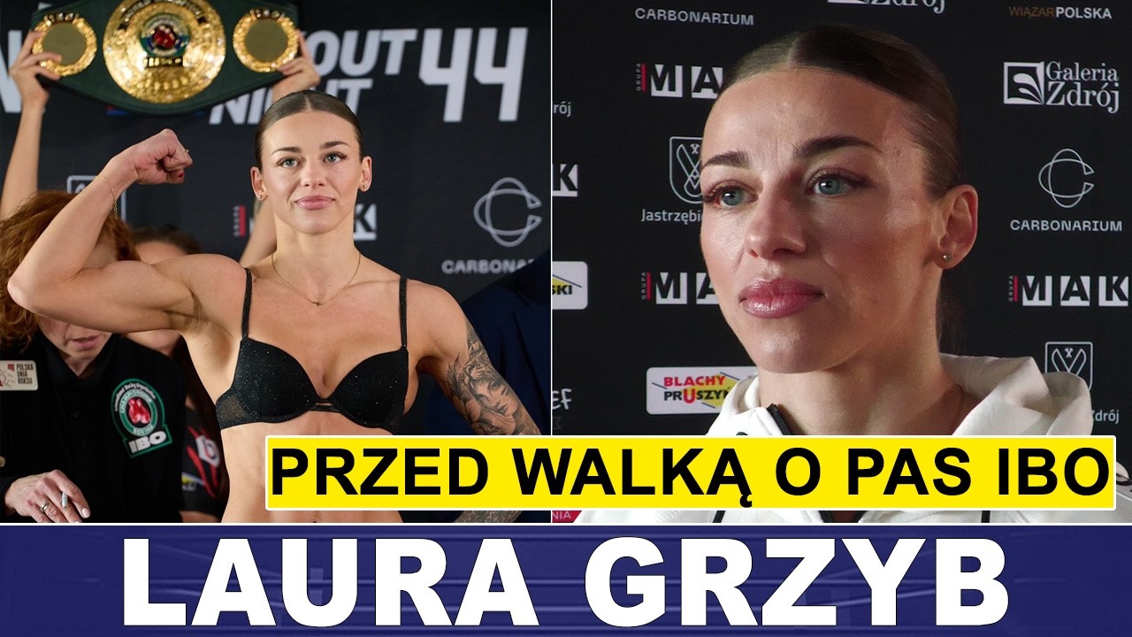 LAURA GRZYB PRZED WALKĄ O PAS IBO