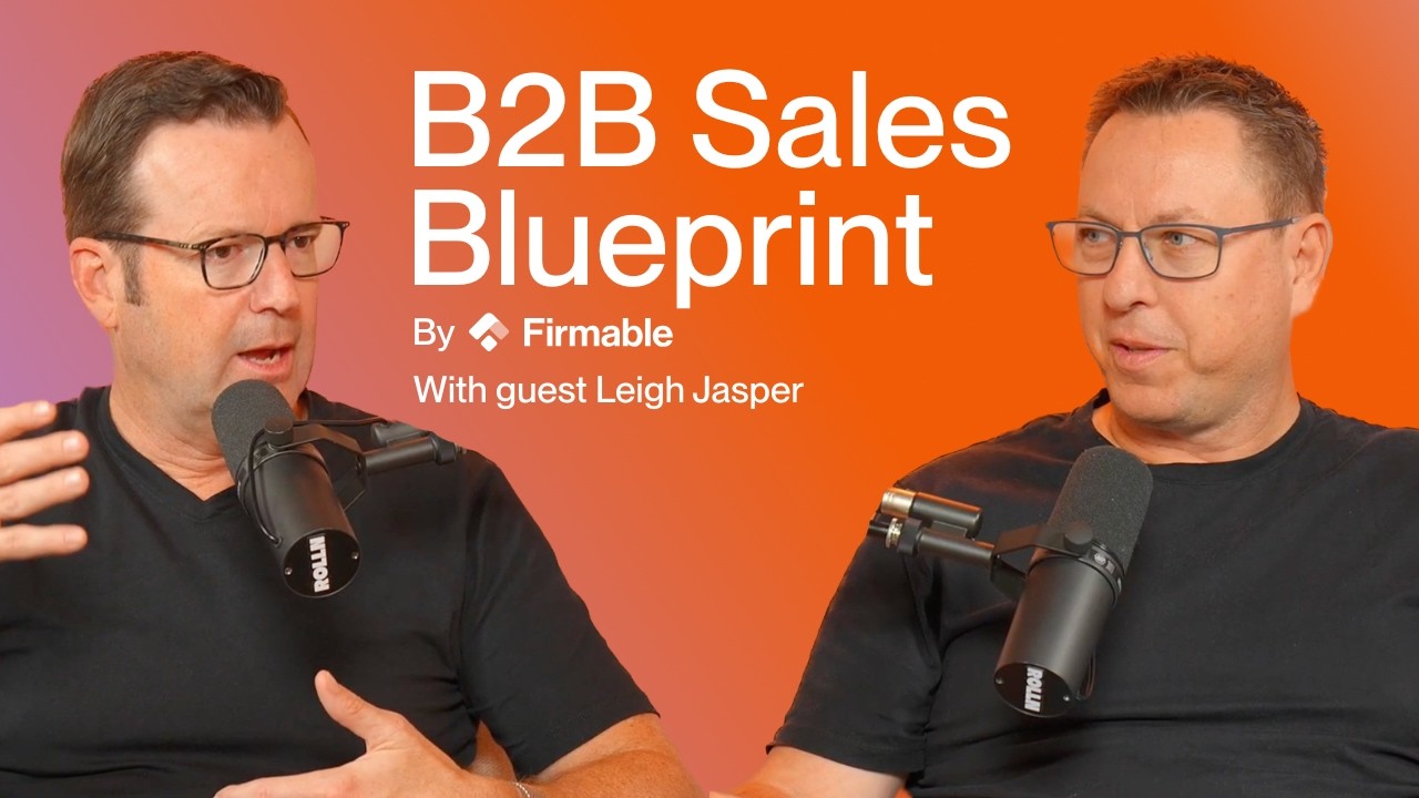 Episode 1: From Aconex to Firmable: Why Leigh Jasper built again