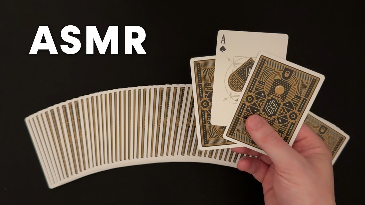 ASMR Card Magic To Give You TINGLES