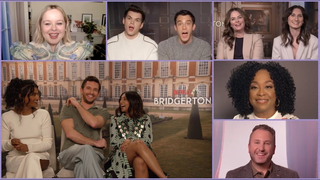 BRIDGERTON Season 2 Cast Interviews! J Bailey, S Ashley, C Chandran, Nicola Coughlan, Shonda Rhimes
