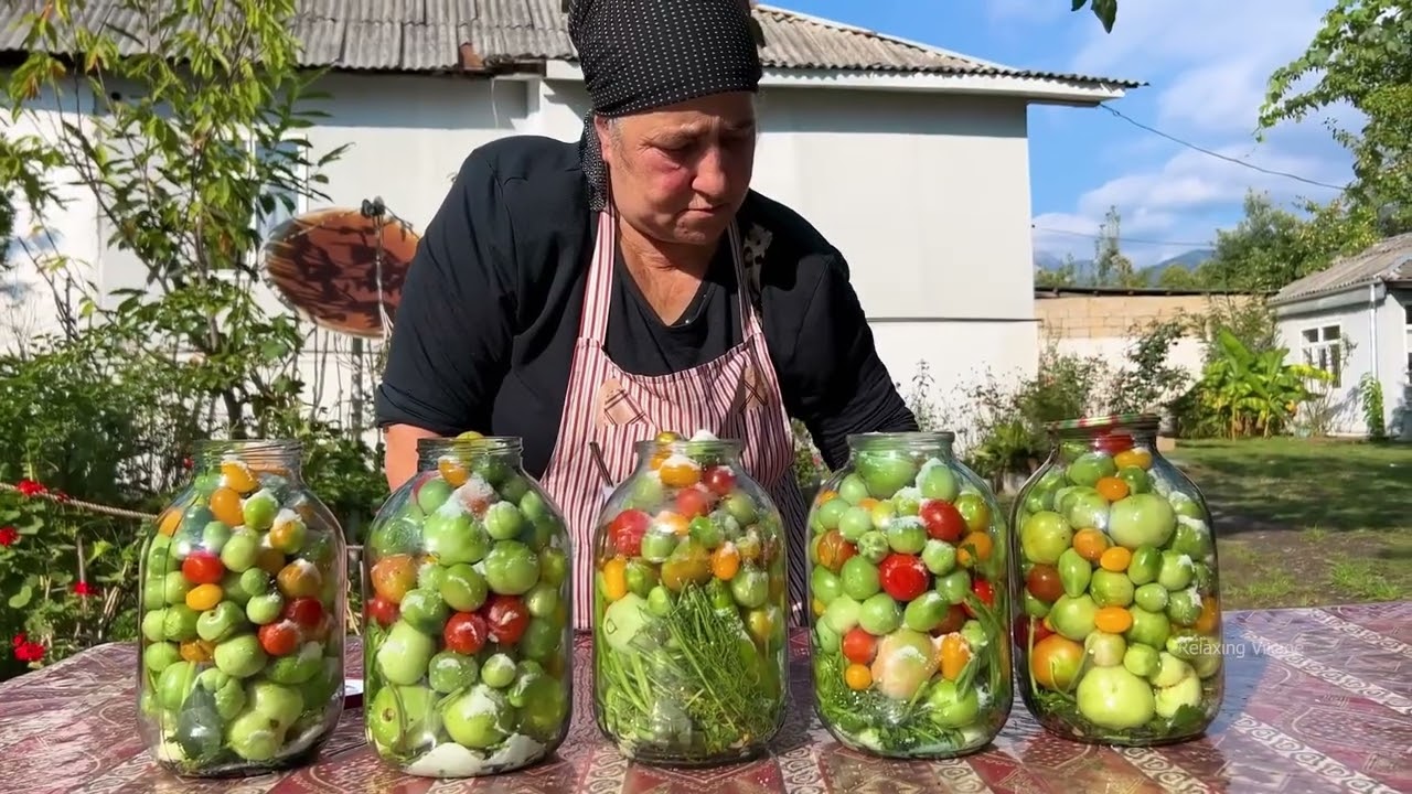 MASSIVE Tomato Harvest! 🍅 Grandma Cooking Traditional Village Tomato Pickle 🔥