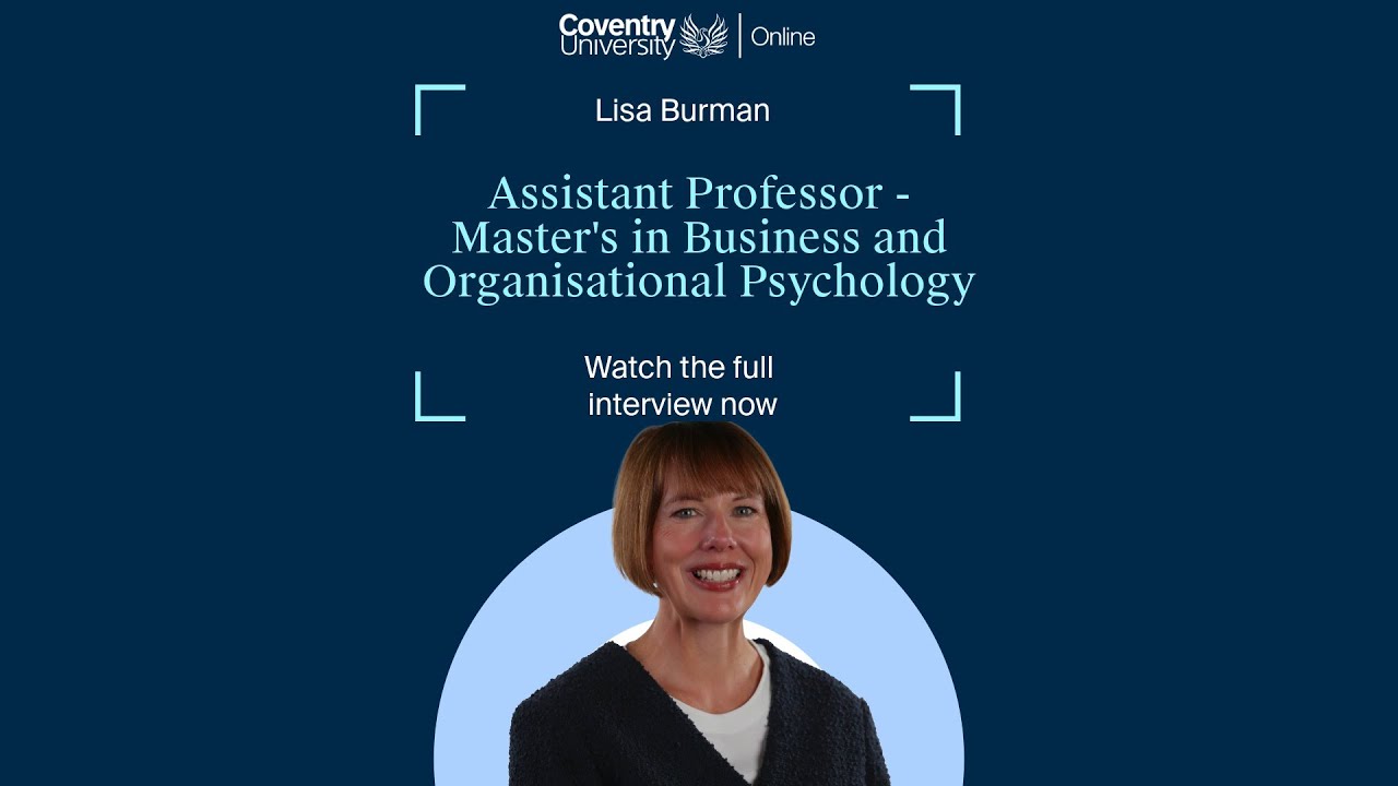 Business and Organisational Psychology | Coventry University Online
