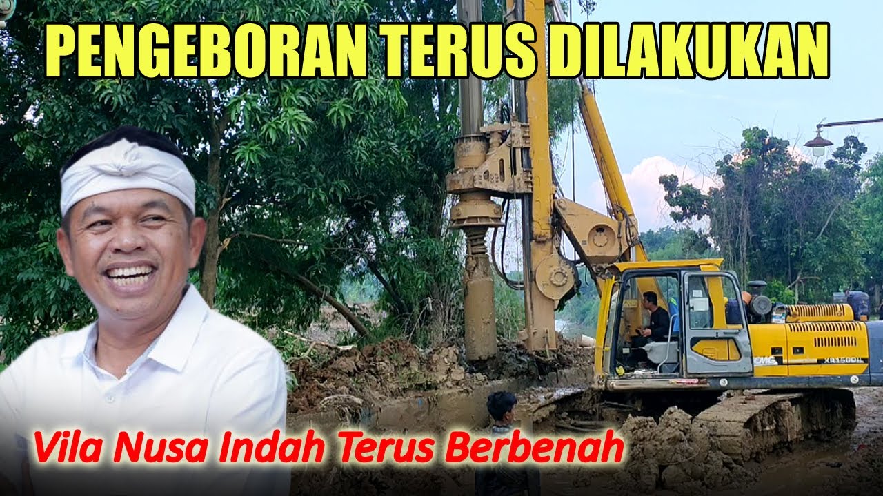 Vila Nusa Indah Terus berbenah Pemasangan Bore Pile Blok S