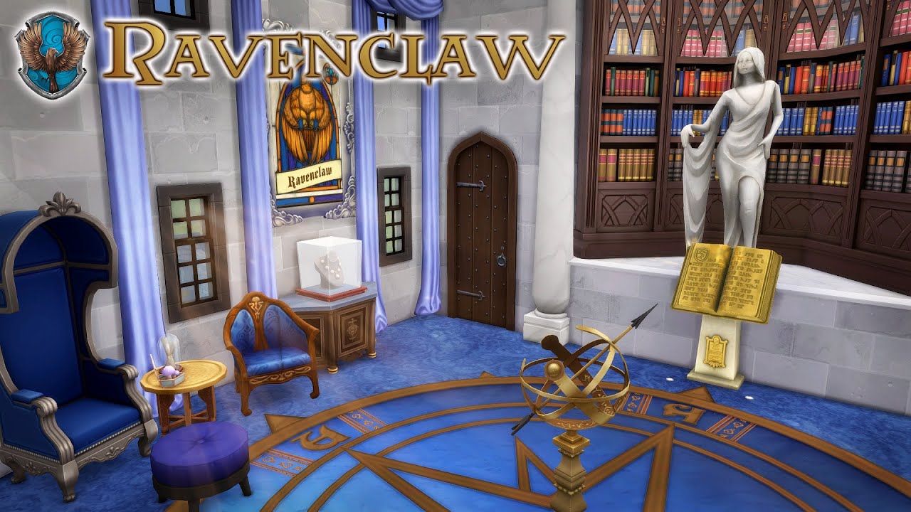 Hogwarts Pt. 6 - Ravenclaw 💙 || Sims 4 Stop Motion || NoCC