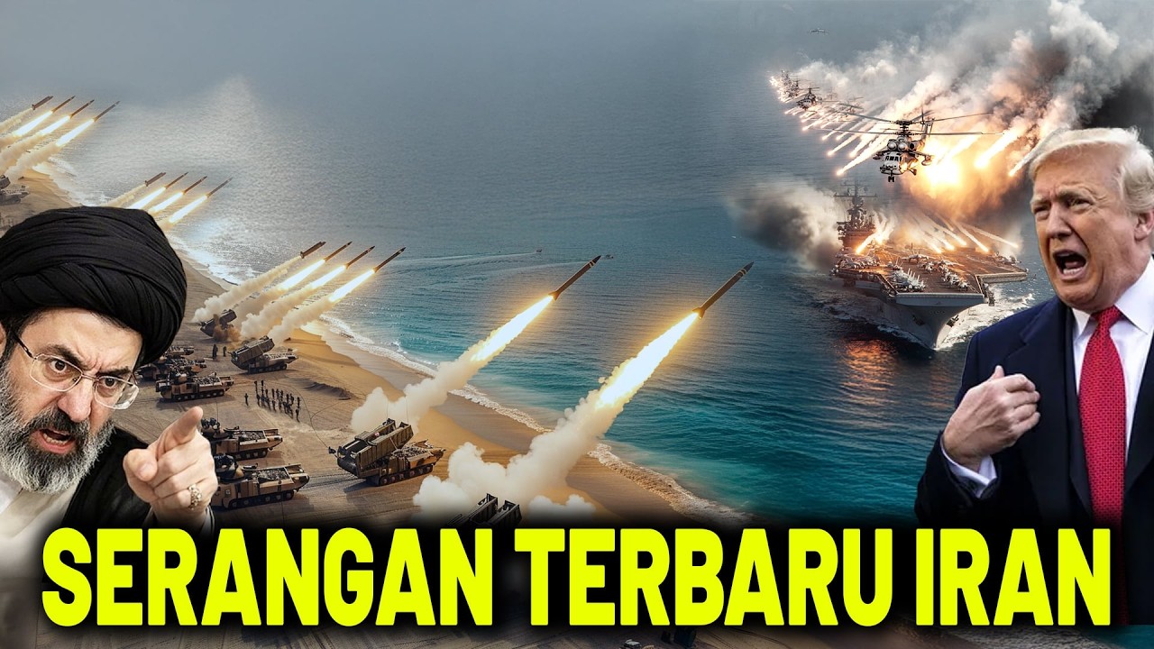 Tanpa Pesawat, Hanya Rudal & Drone IRAN Kuasai Medan Tempur! AS, ISRAEL Diserang 3 Arah