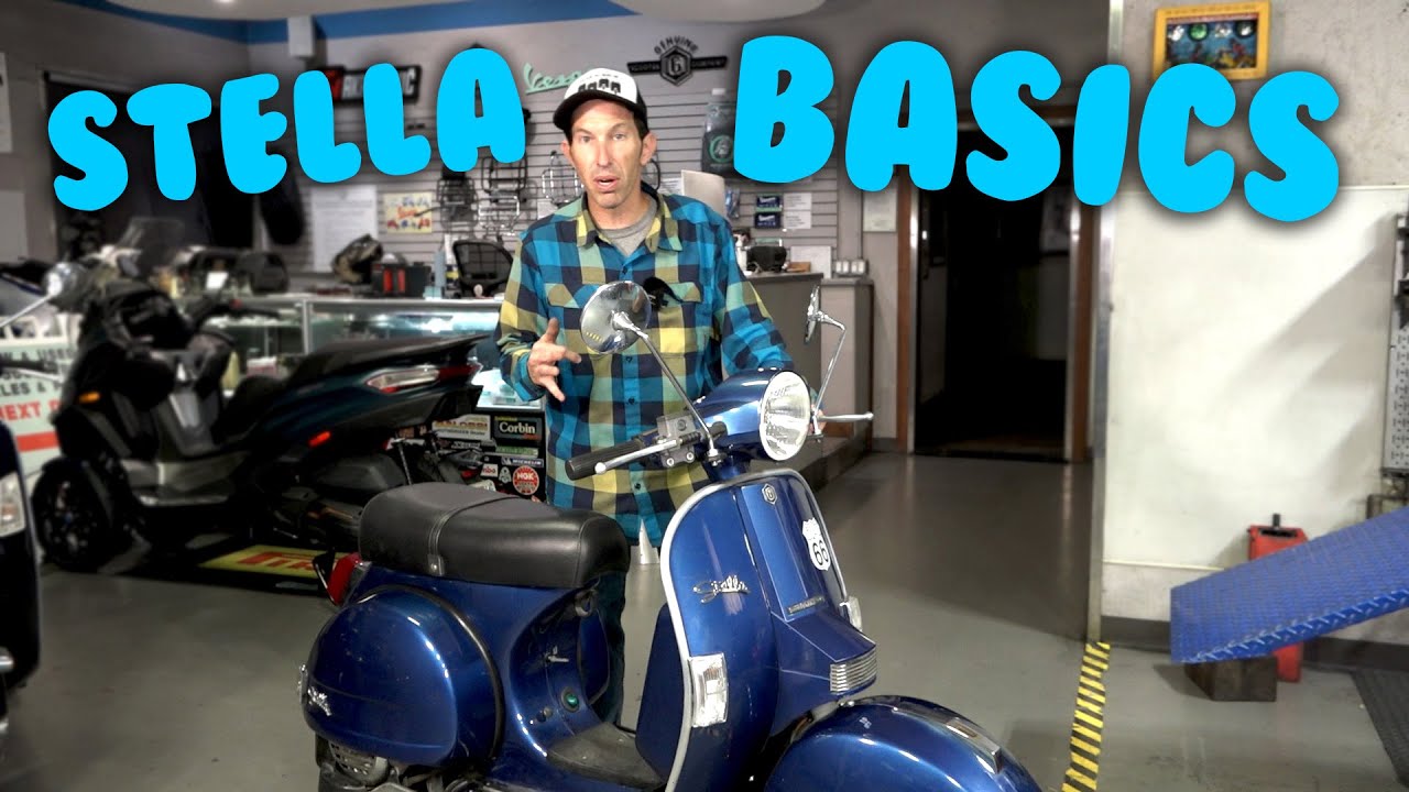 Как завести и эксплуатировать настоящий двухтактный скутер Stella или Vespa PX