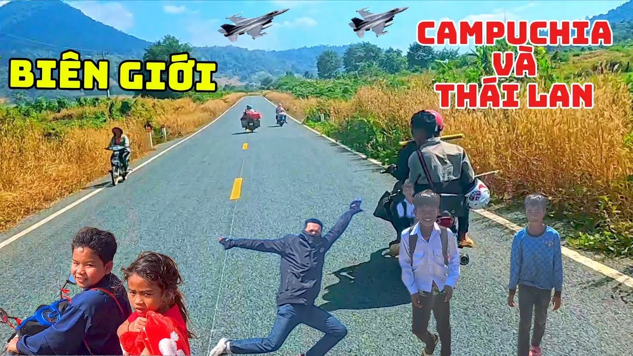 Đường biên biên giới Campuchia và Thái Lan Vắng người kinh khủng 