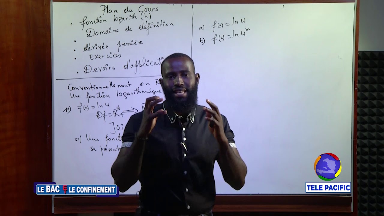 MATH: Fonction Logarith avec Prof. JUDE DELIA [Le Bac Et Le Confinement] #13