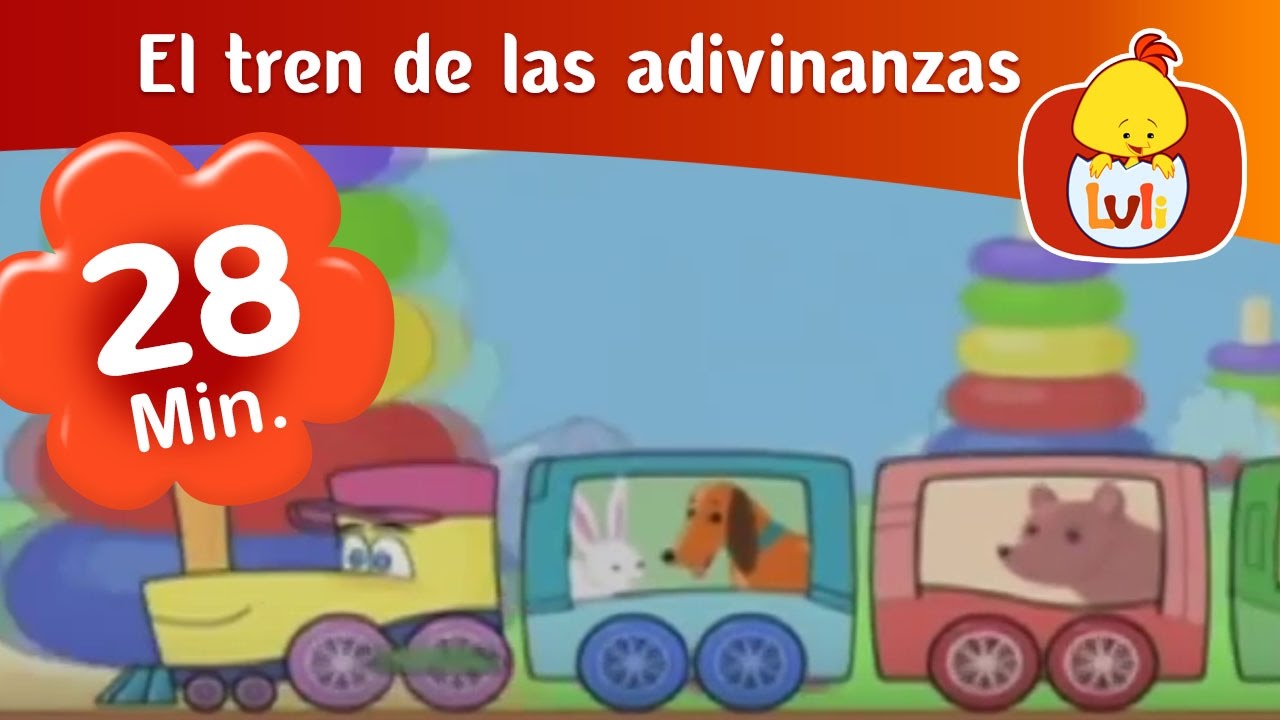El tren de las adivinanzas - Capítulo especial de media hora  | Cartoon para Niños - Luli TV