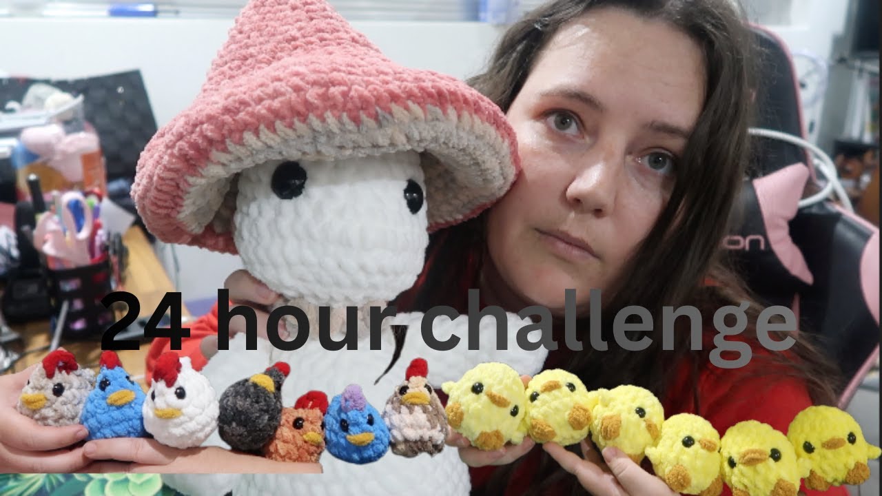 24 hour crochet/knitting challenge