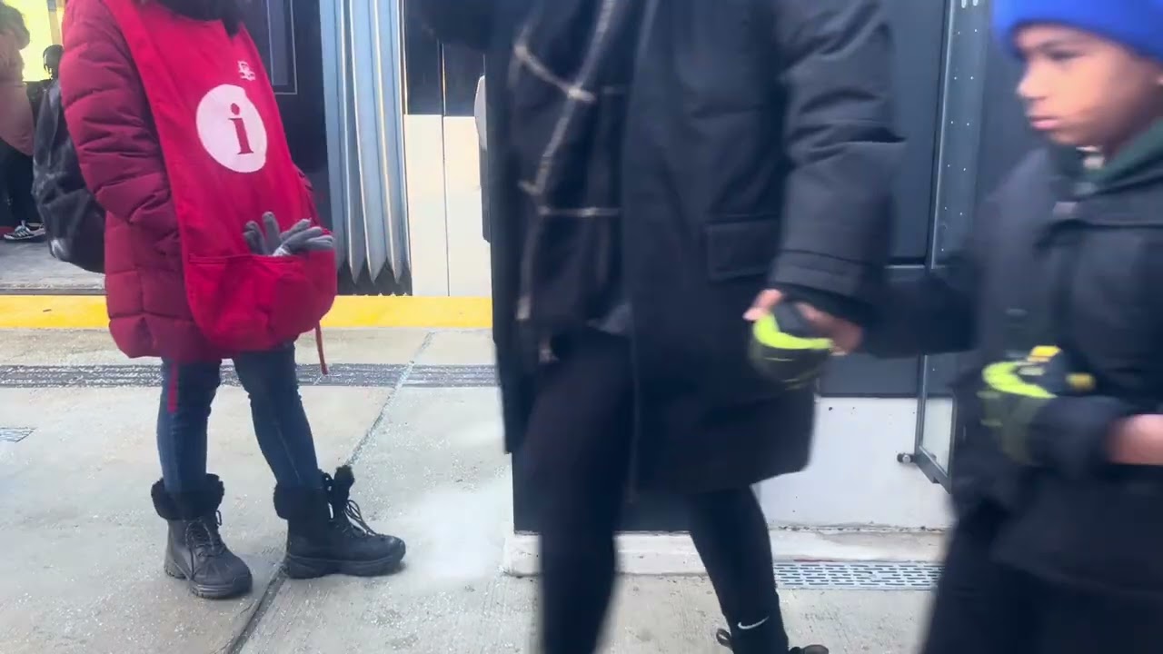 LRT ride from Humber College Station to Finch West Station 