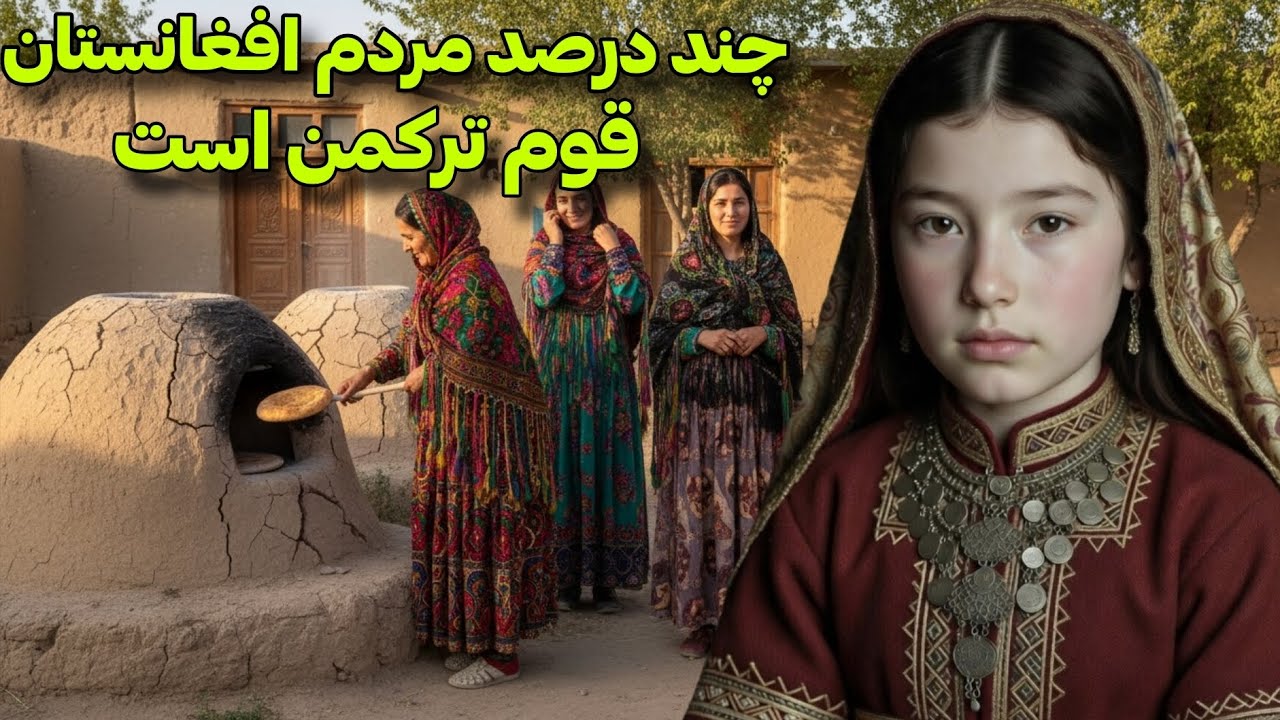 چند درصد مردم افغانستان قوم ترکمن است