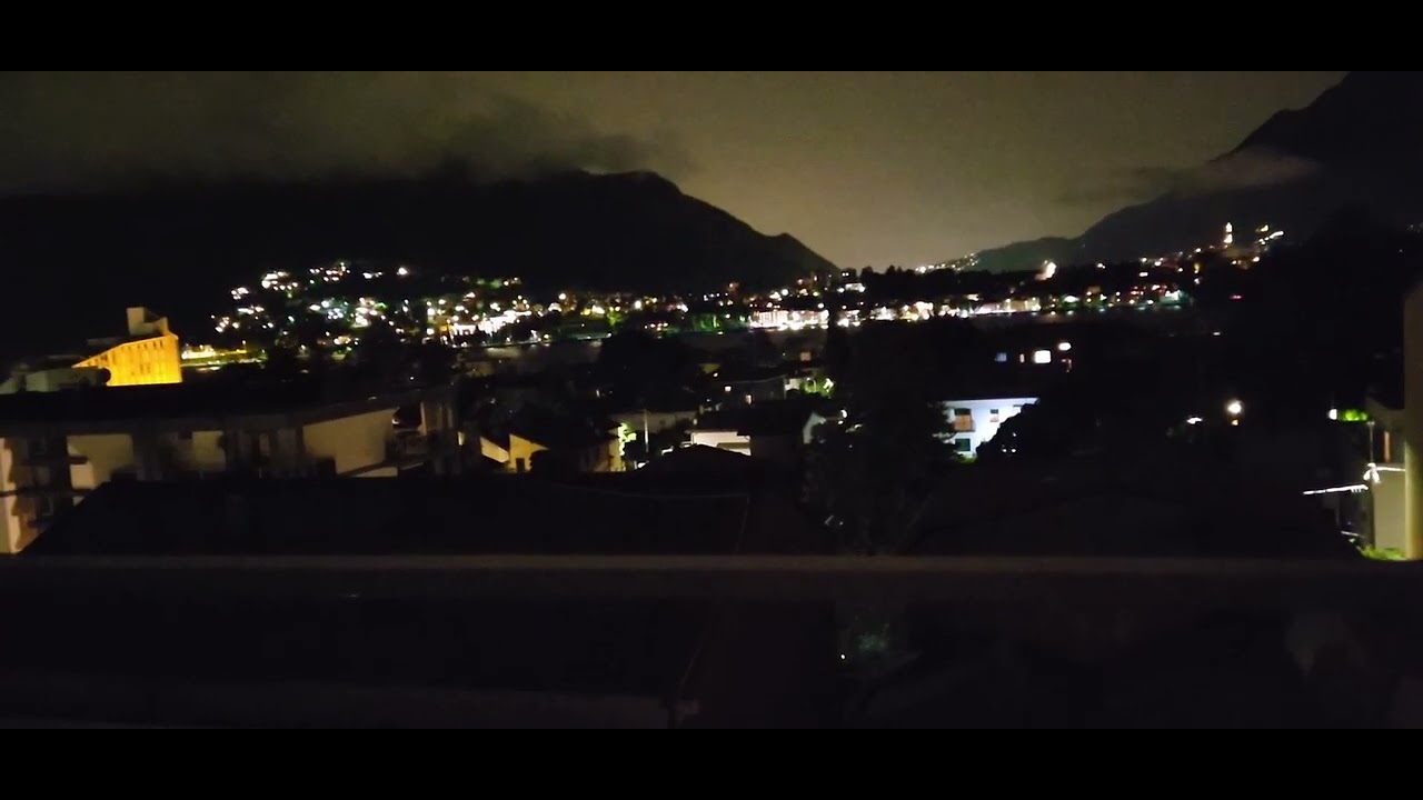 Lecco Lombardy ITALY Evening View