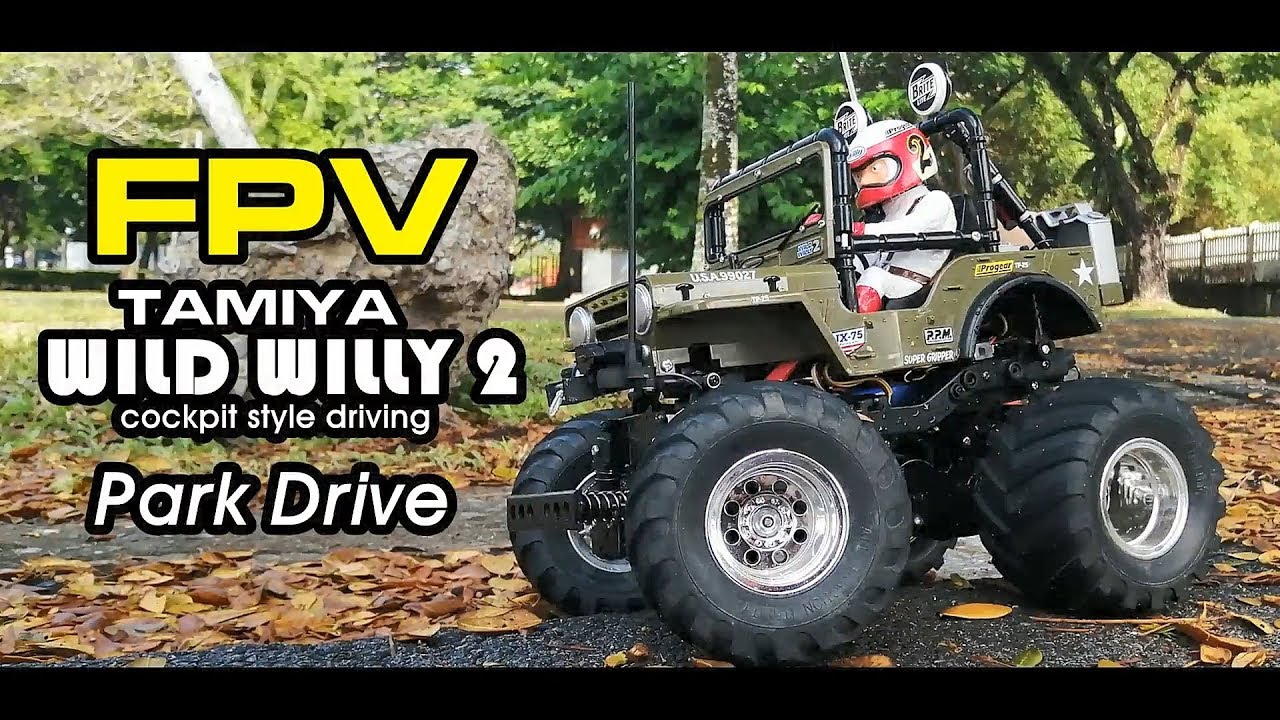 FPV Tamiya Wild Willy 2 - Park Drive