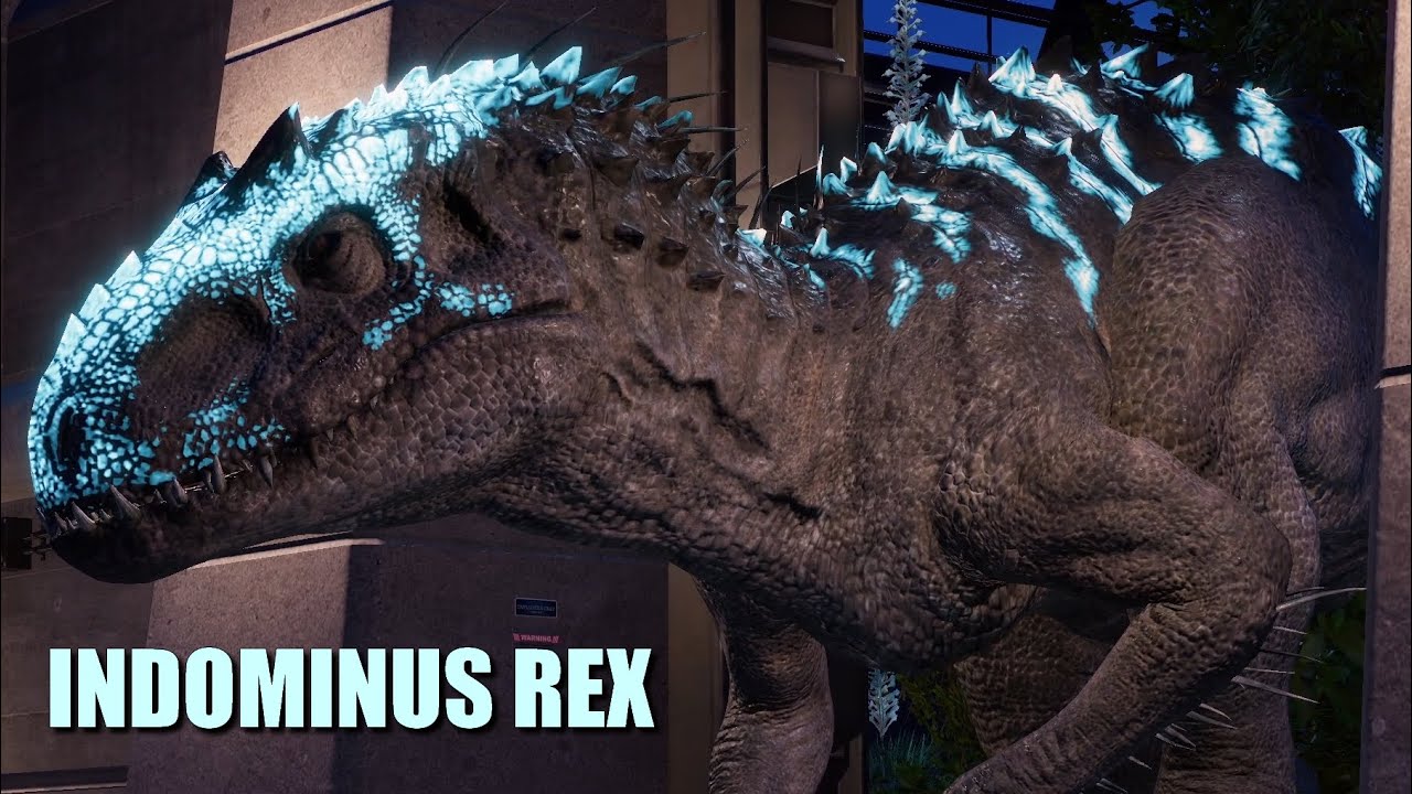Indominus Rex vs Stegoceratops, Spinoceratops, Indoraptor, Spinoraptor & Velociraptor - JWE 2