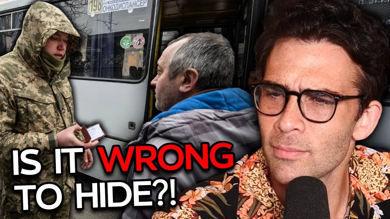 Fleeing Conscription: Ukrainian Men Go into Hiding | HasanAbi reacts