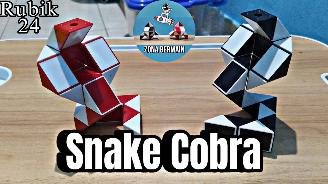 TUTORIAL Rubik Snake - Hewan Ular Cobra • Zona Bermain Anak