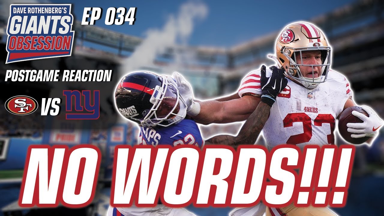 DRGO- 034 - I Have NO WORDS!!! - NYG vs SF POST GAME REACTION