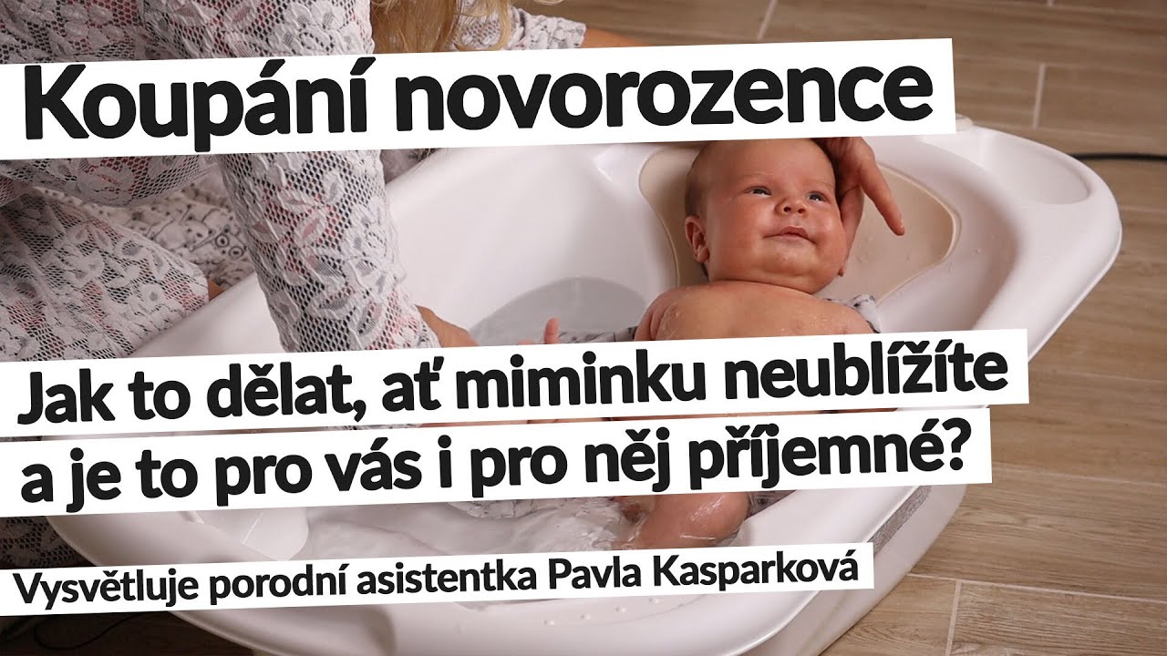Jak správně koupat a držet miminko? | Vysvětluje porodní asistentka| #koupanimiminka