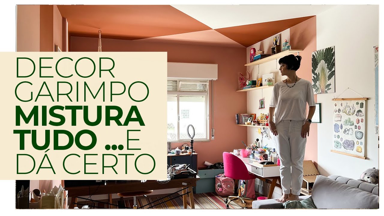 DECORAR COM GARIMPOS - PODE MISTURAR TUDO E DÁ CERTO - APTO COM CARA DE CASA BEM VIVIDA