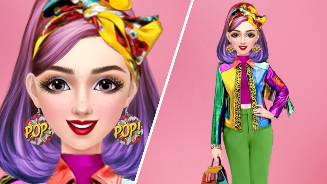 Fashion show game gameplay | Best doll game in play store | Little girls makeup videos