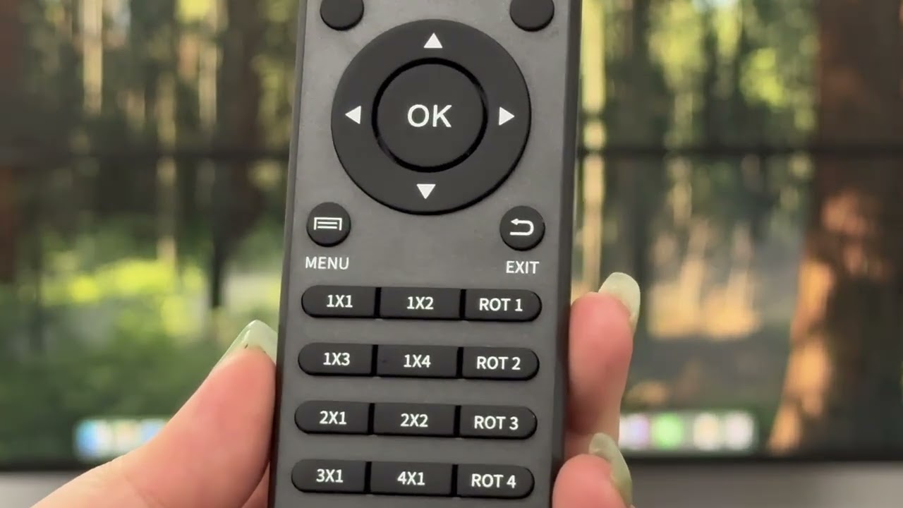LINK-MI LM-TV04U | Smart 2x2 4K Video Wall Controller with One-Key Remote