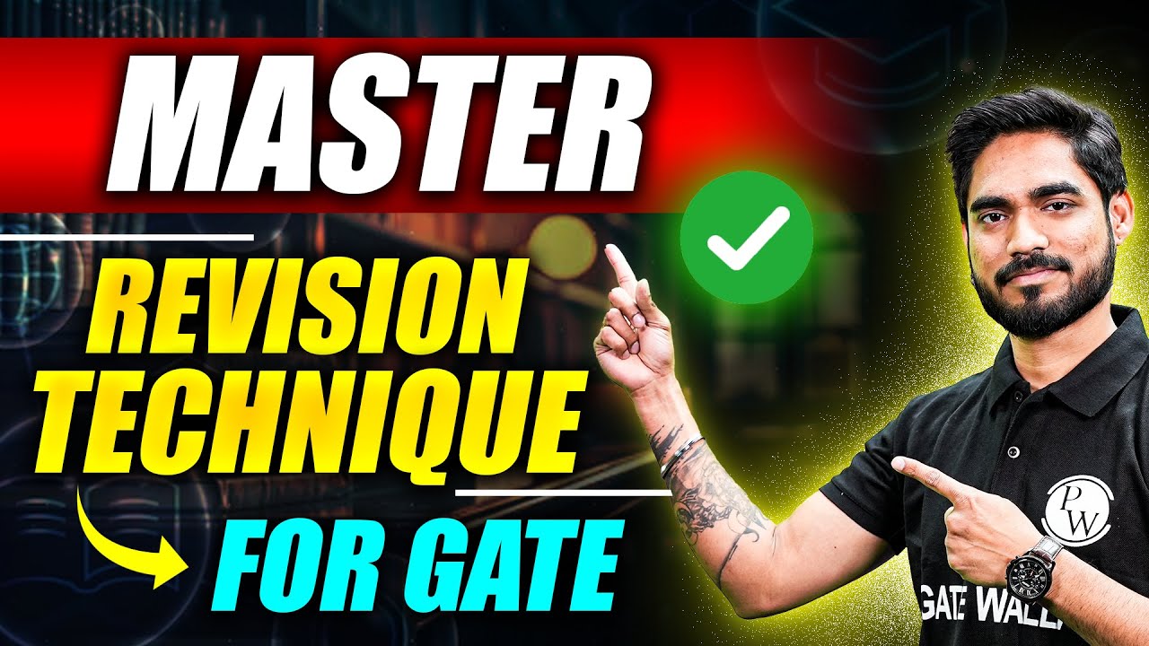 Master Revision Technique For GATE 2024 All Branch To Revise All Syllabus In 4 Months