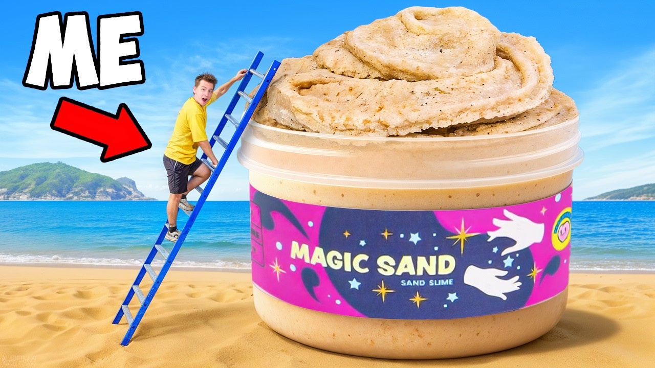 LAST TO LEAVE WORLD'S LARGEST SAND SLIME!