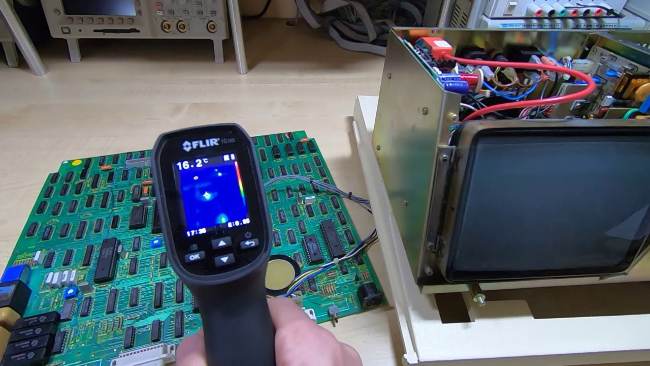 Electronics repair with a Thermal Camera