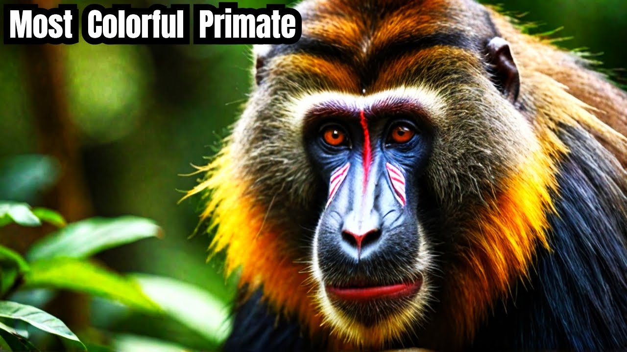 The mandrill: The Most Colorful Primate on Earth