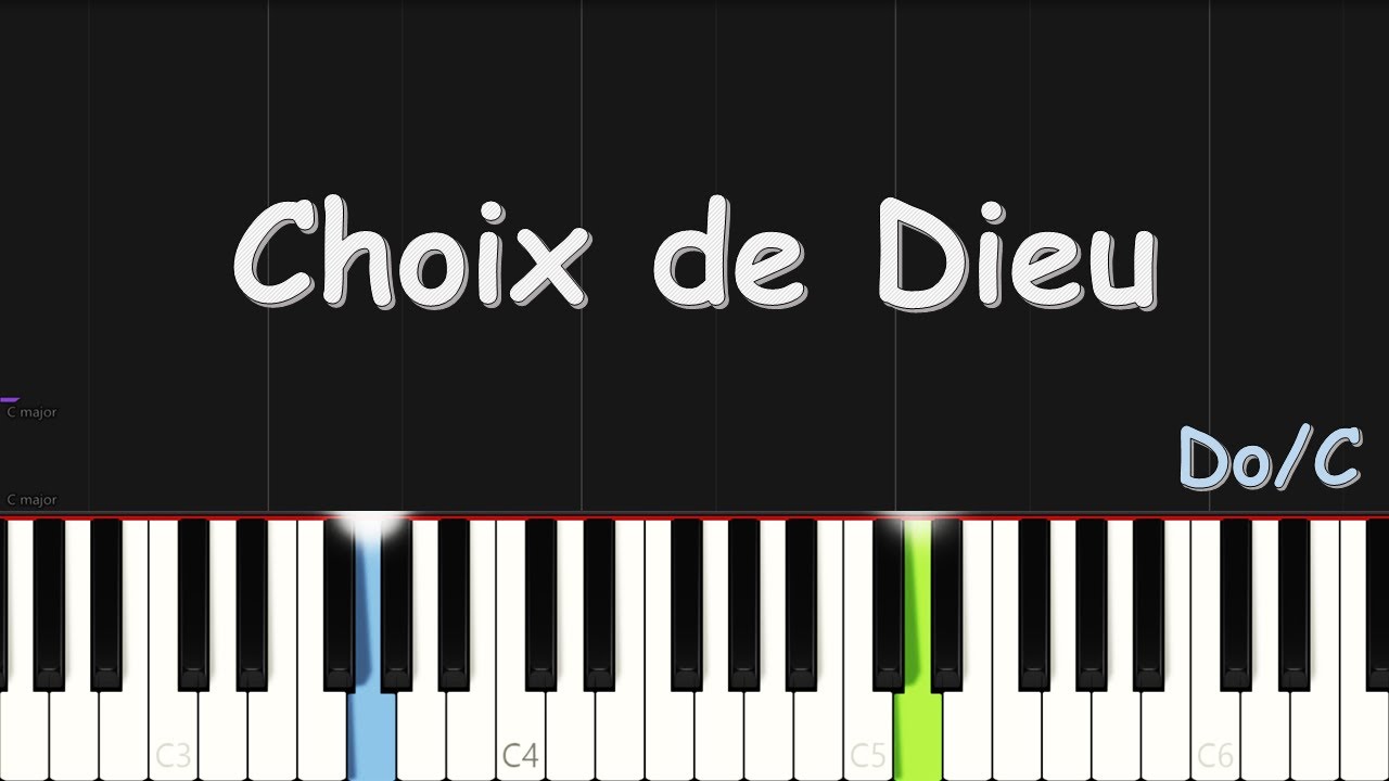 Jonathan C. Gambela - Choix de Dieu | EASY PIANO TUTORIAL BY Extreme Midi
