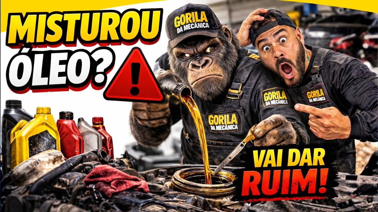 🚨 Misturar Óleo no Motor Pode Destruir Seu Carro (Quase Ninguém Sabe Disso)