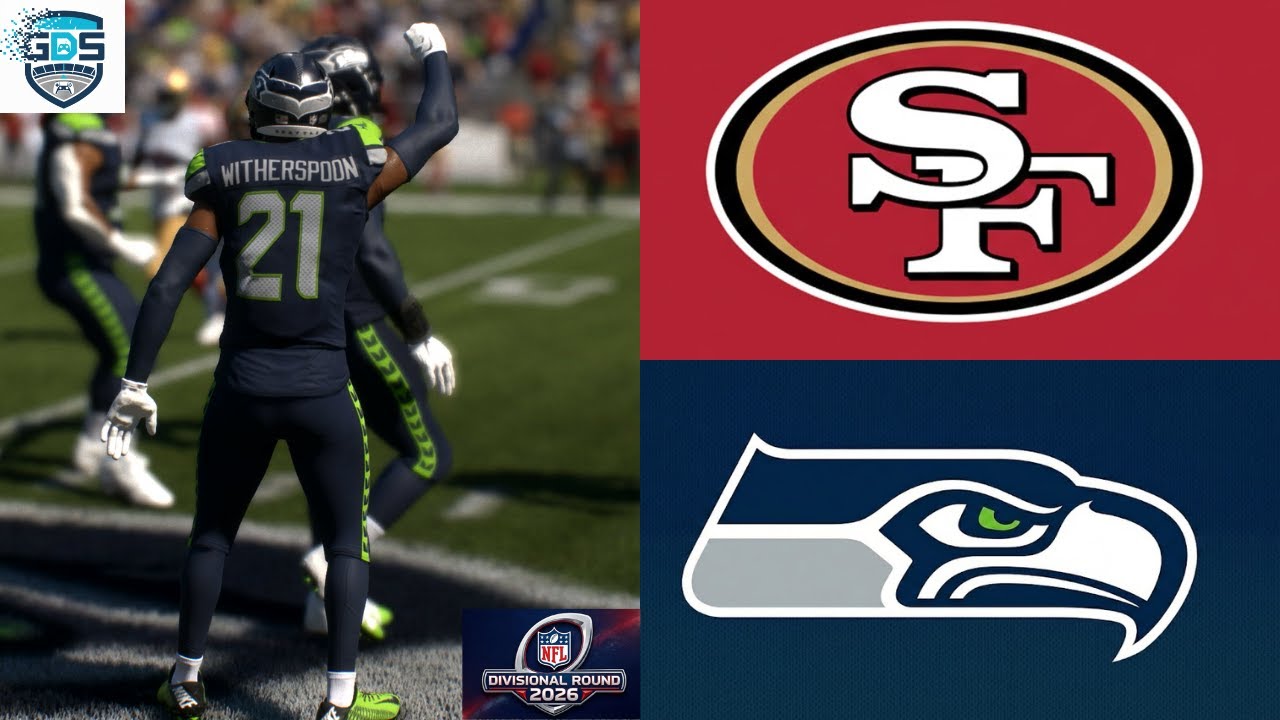 4K 60FPS | Madden 26 | NFC Divisional (2nd SIM): 49ers (12-5) vs. Seahawks (14-3)