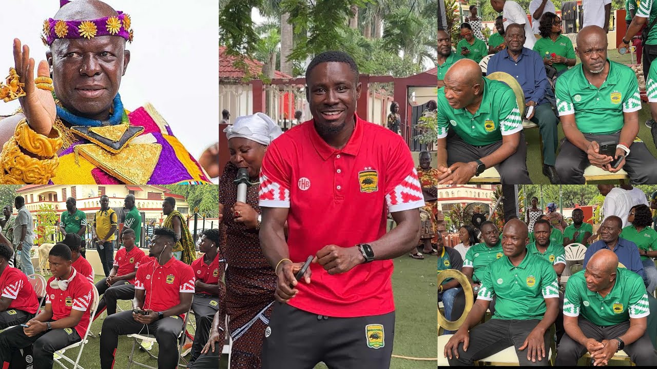 WOOW🔥WATCH KOTOKO PLAYERS DANCING ADOWA AT THE MANHYIA PALACE🔥OTUMFOUR GIVES XMAS GIFTS 🎁 