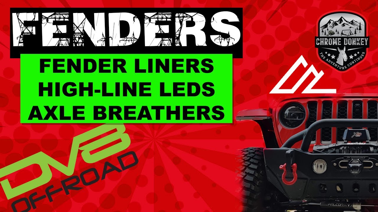 Jeep Mods Saturday - Inner Fender Liners, High Line LEDs & Axle Breather Extensions