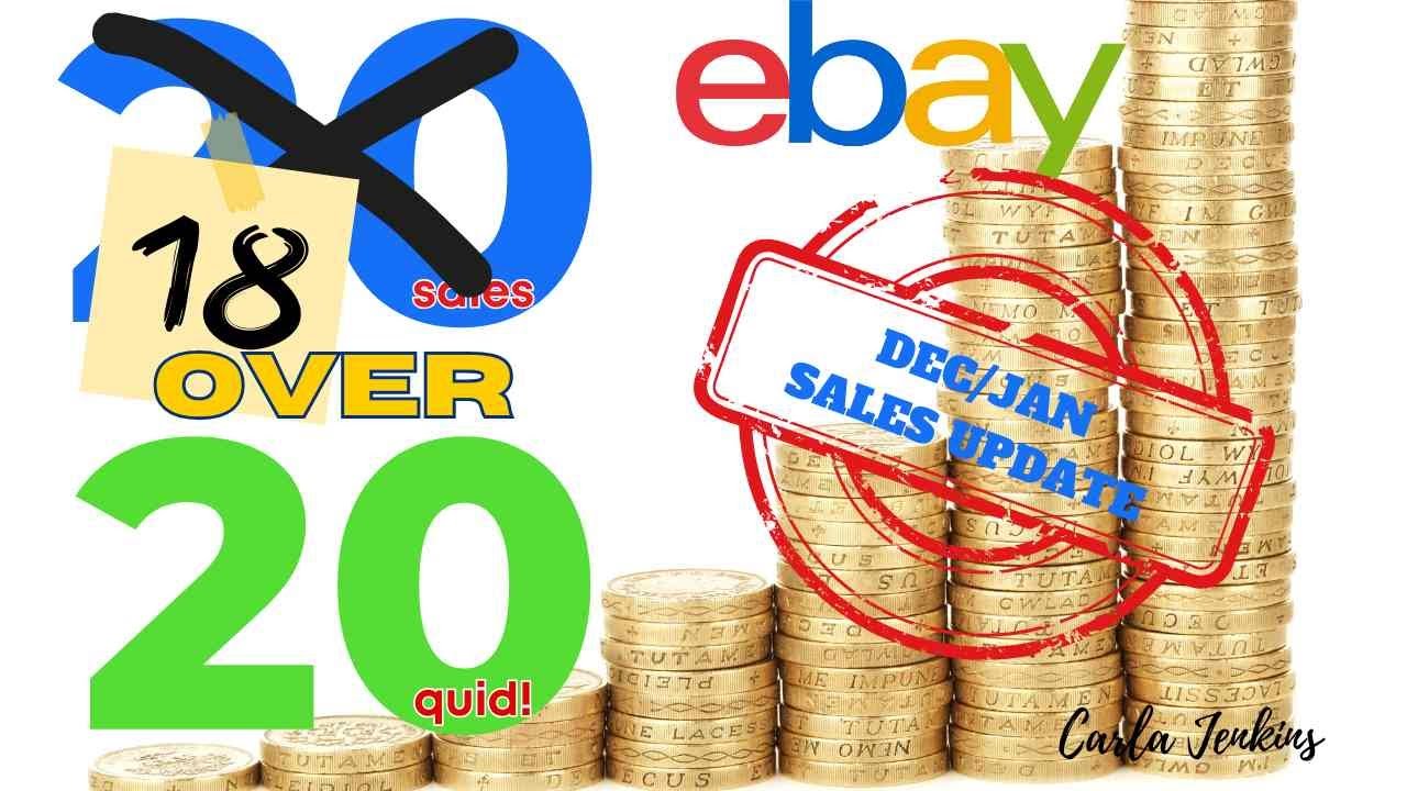 18 EBAY SALES OVER £20 - DEC 25/JAN 26 UPDATE | CARLA JENKINS