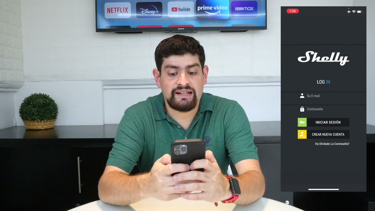 Luz Inteligente sin cambiar tus apagadores Shelly 1 compatible con Homekit, Alexa, Google.