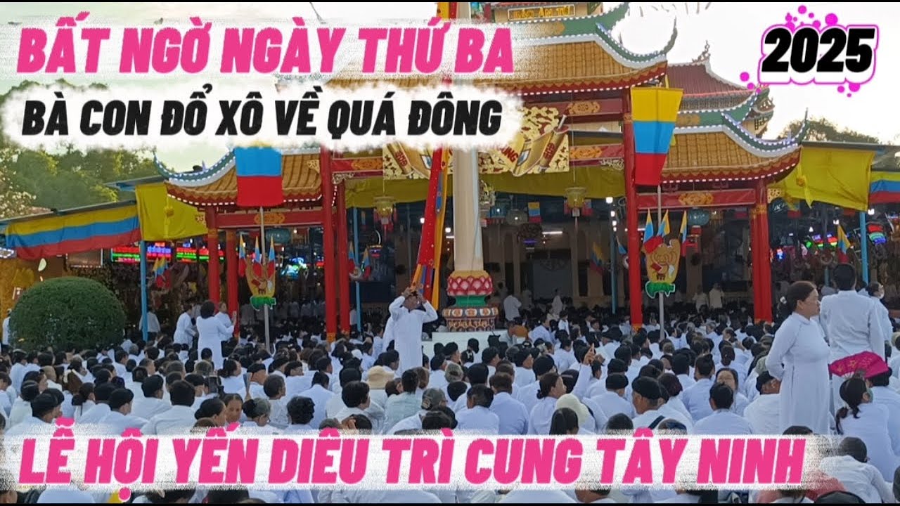 BẤT NGỜ TRƯỚC GIỜ MÚA RỒNG NHANG TÒA THẤY TÂY NINH LÚC NÀY
