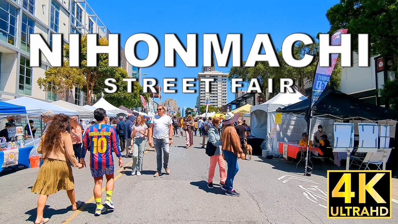 Nihonmachi Street Fair | San Francisco, California 4k Ultra HD Walking Tour [2024]