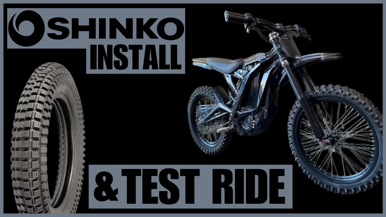 Sur-Ron Tire Upgrade! Shinko 241 Install & Test Ride