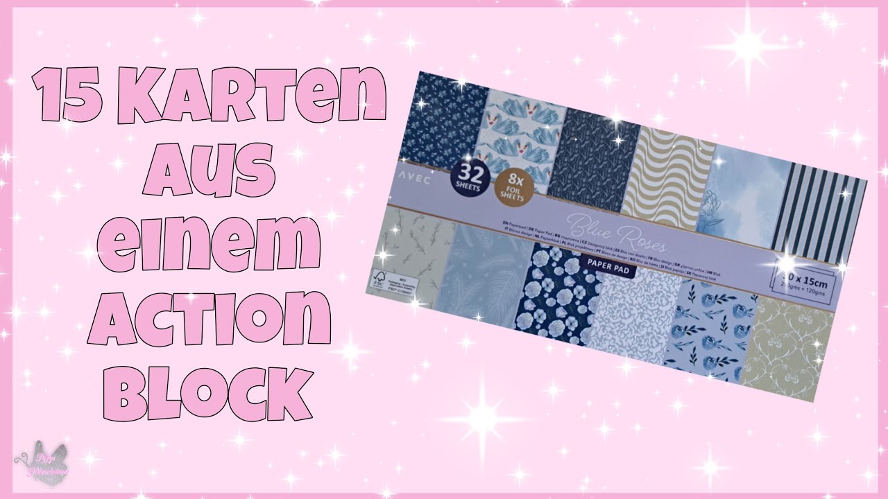 💕 15 Karten aus einem Action Block 💕