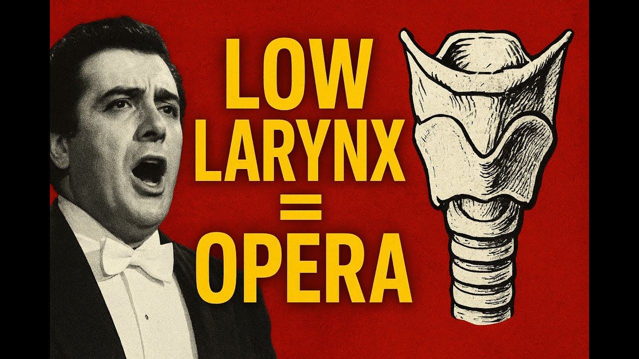 NO LOW LARYNX, NO OPERA VOICE