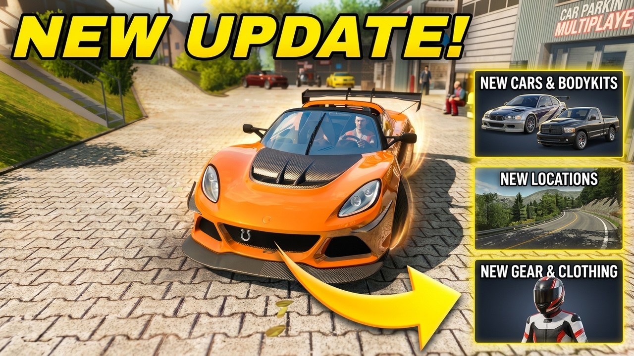 Questo NUOVO AGGIORNAMENTO di Car Parking Multiplayer &egrave; PAZZESCO! Nuove auto, location e funziona...