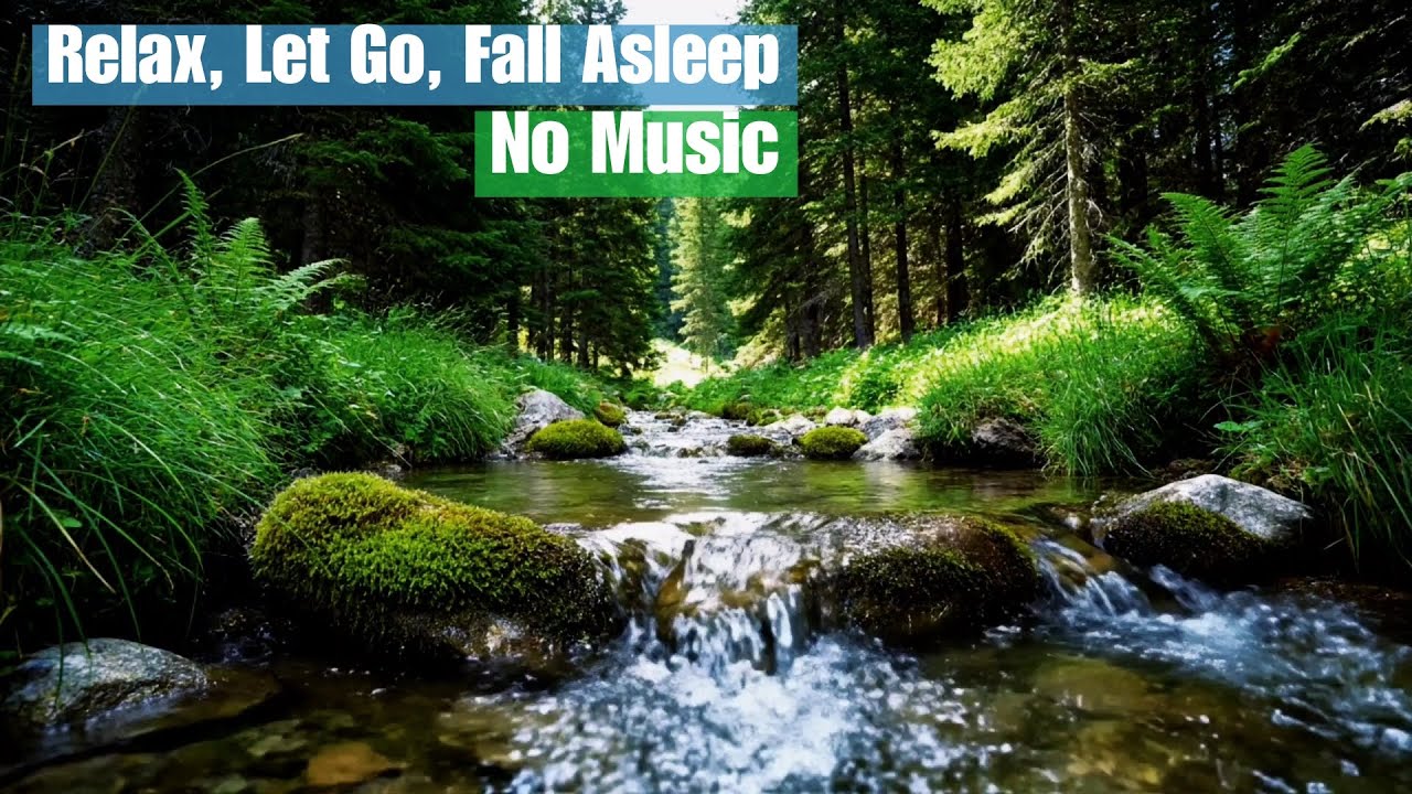 Peaceful River Sounds for Deep Sleep and Stress Relief (No Music)